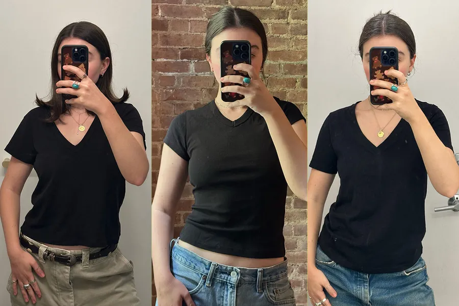 My Hunt to Find the Perfect Black V-neck T-Shirt