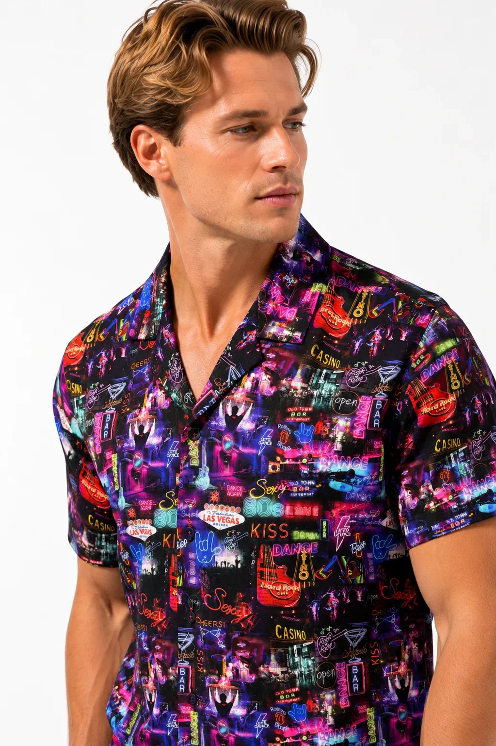 Image of THE VEGAS NIGHTS HAWAIIAN SHIRT