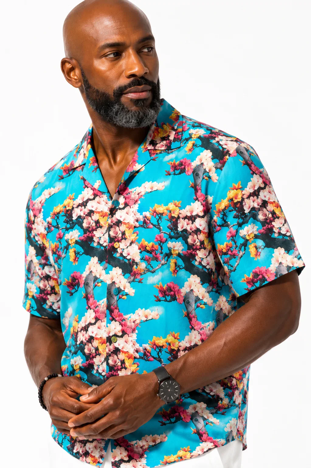 Image of THE TROPICAL BLOSSOM HAWAIIAN SHIRT