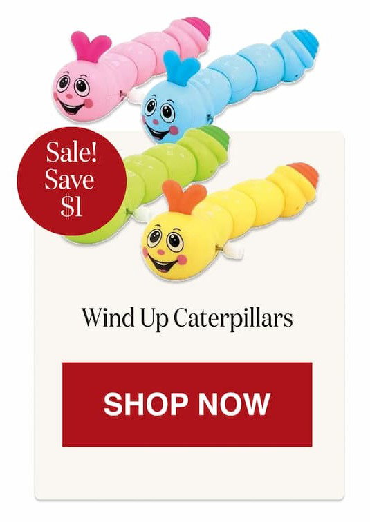 Wind Up Caterpillars [Click here to Shop Now]