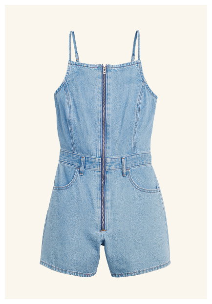 DENIM ROMPER