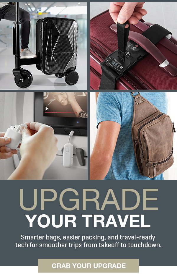 Upgrade your travel! Get 20% off must-haves for smoother trips