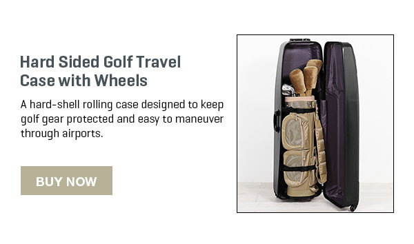 Hard Sided Golf Travel Case with Wheels