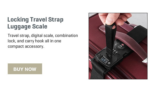 Locking Travel Strap Luggage Scale