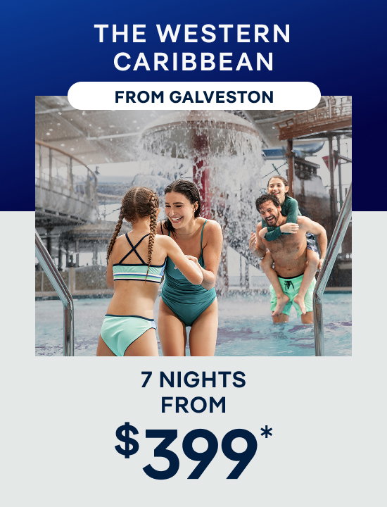 The Western Caribbean – 7 Nights From Galveston – Click to View Cruises & Book Now