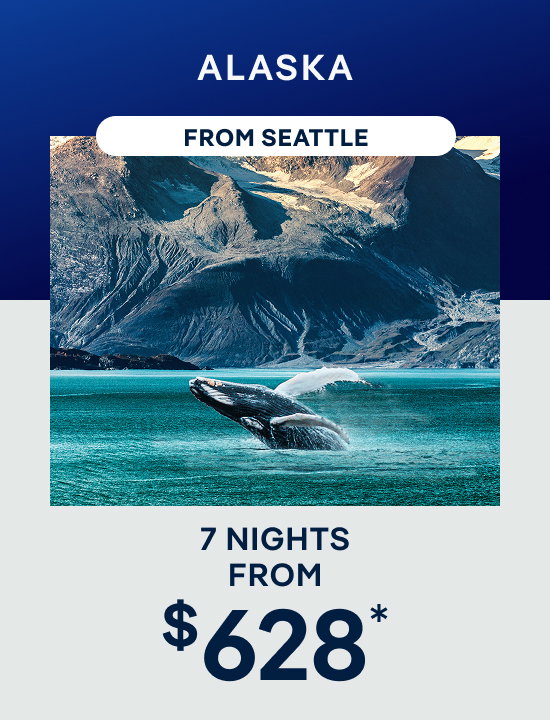 Alaska – 7 Nights From Seattle – Click to View Cruises & Book Now