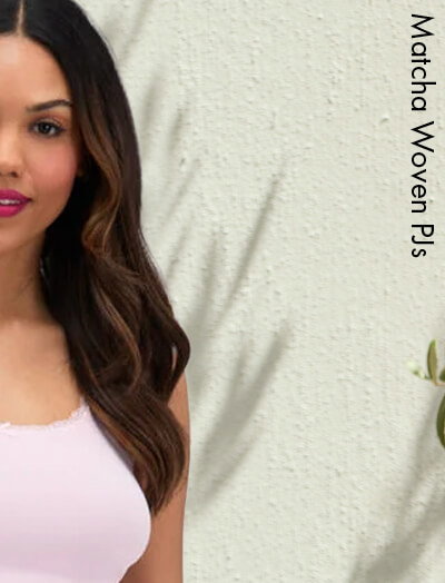 Matcha woven short pyjama set 