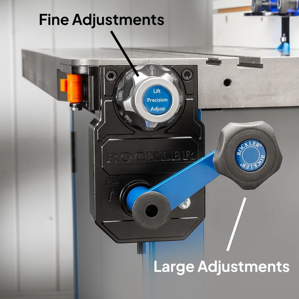 Router table adjustments