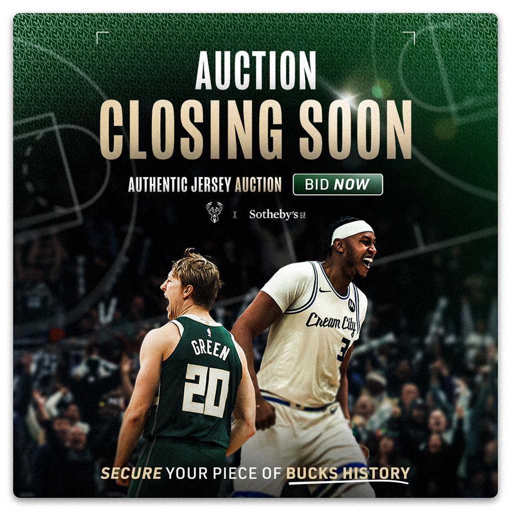 Bucks x Sotheby's Authentic Jersey Auction