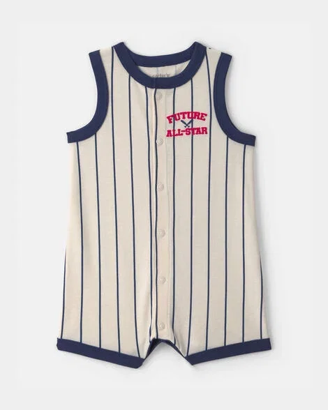 Image of Baby Boy 'Future All-Star' Baseball Romper