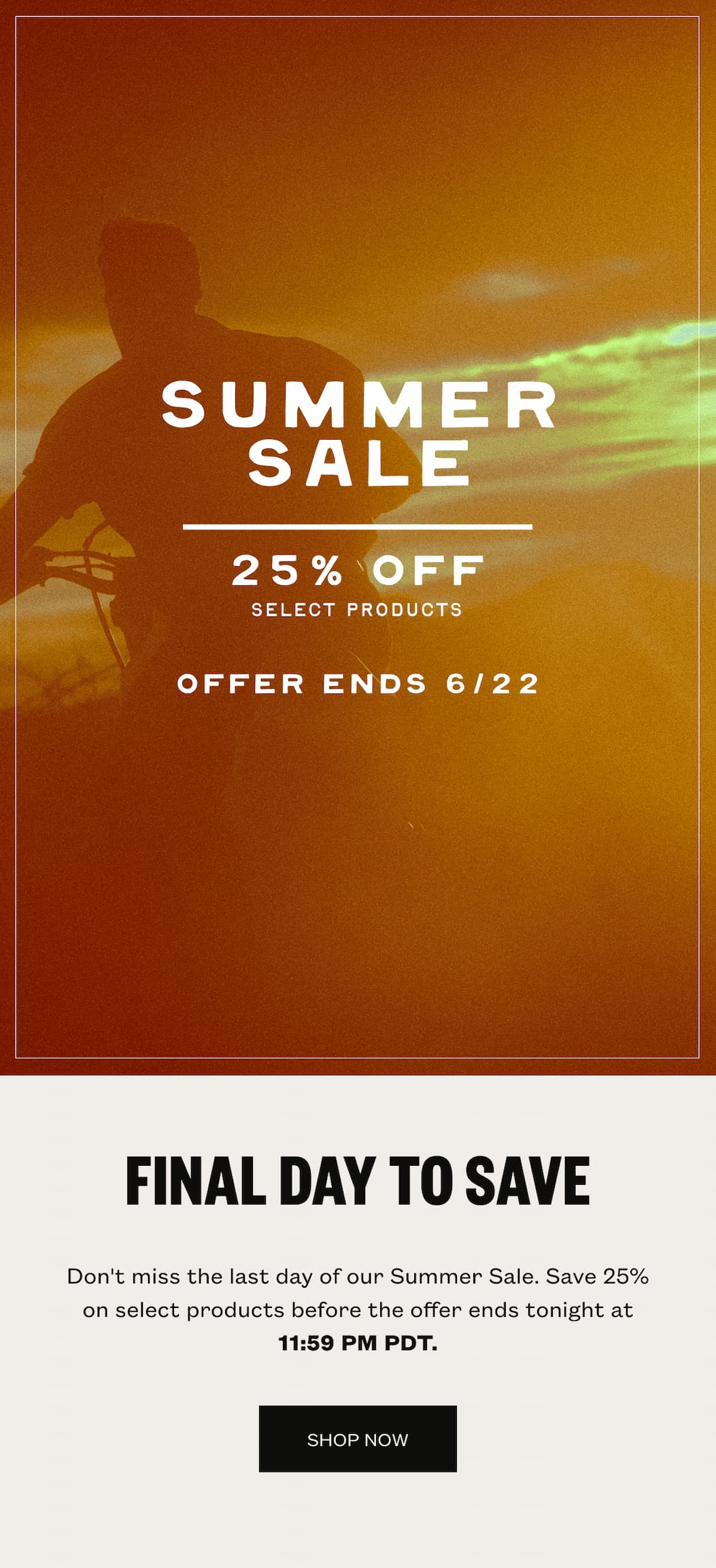 Summer Sale - 25% Off