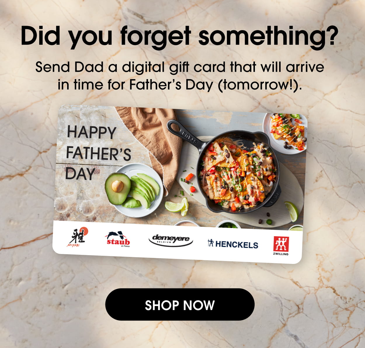 Father's Day Gift Cards - Get $100 for only $85
