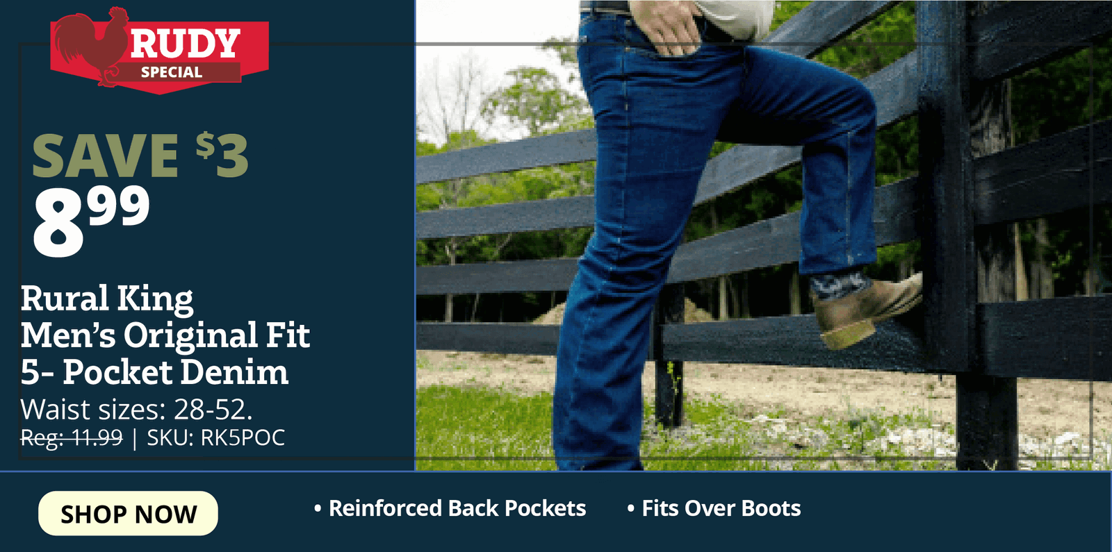 Rudy RK 5 Pocket Denim