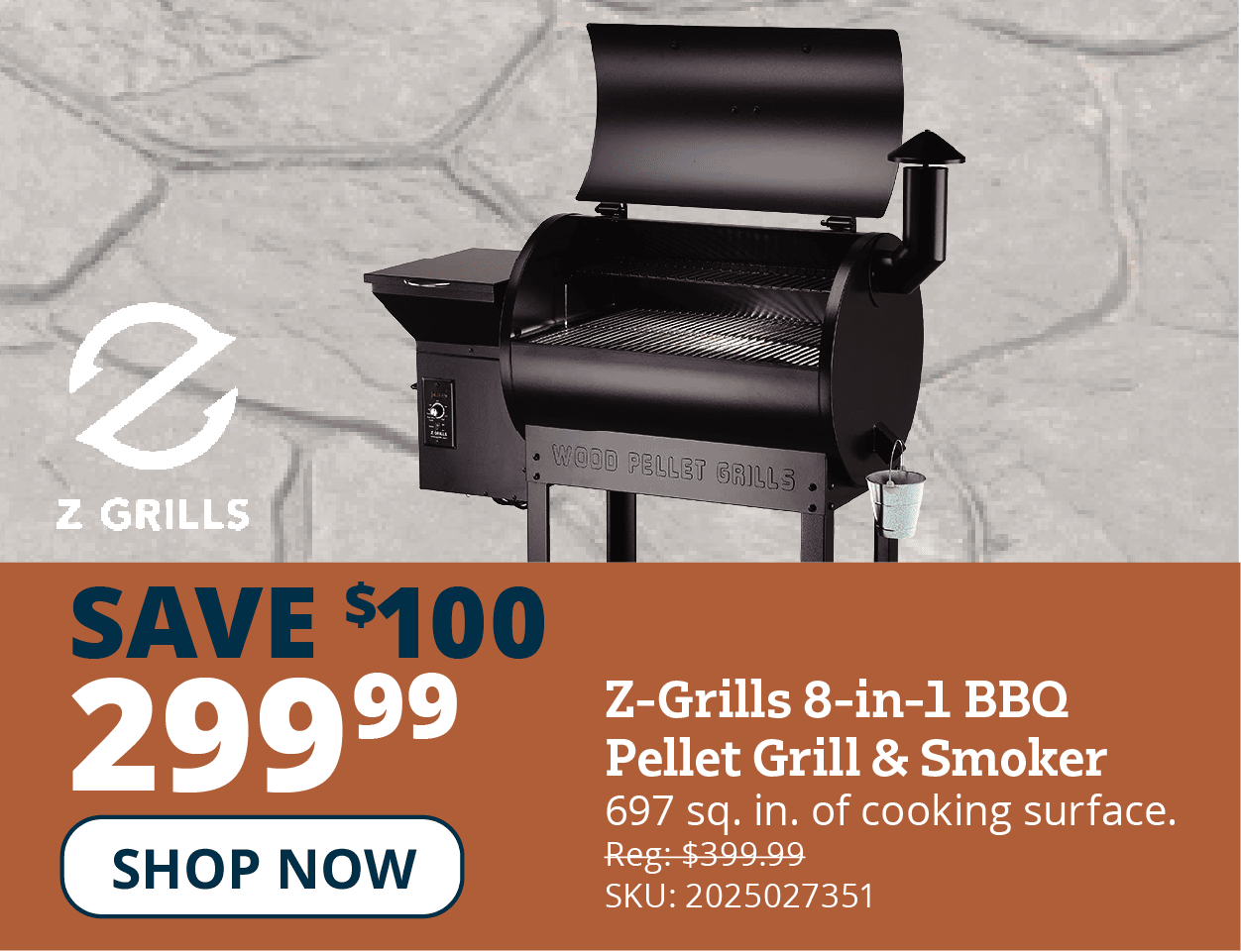 Z Grills 8-in-1 BBQ Grill & Smoker