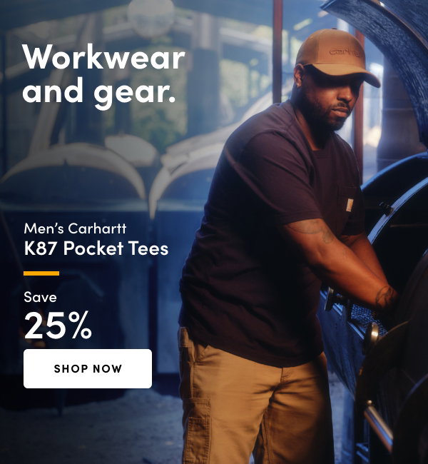 Men's Carhartt K87 Pocket Tees Save 25%