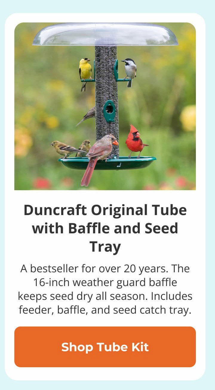 Duncraft Original Tube with Baffle and Seed Tray
