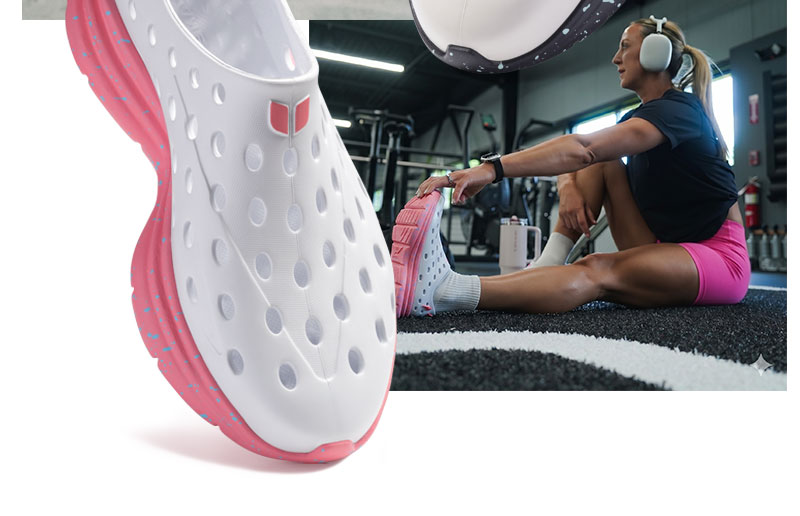 Revive - White / Strawberry Pink Speckle