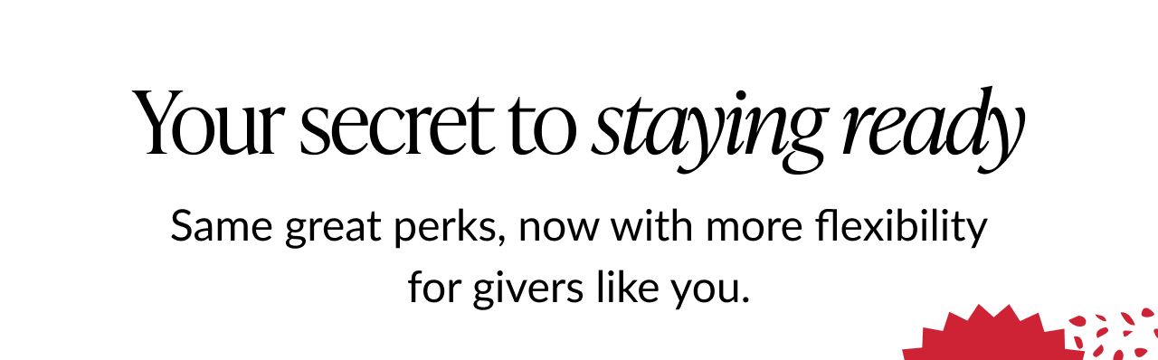 Get my perks call-to-action button
