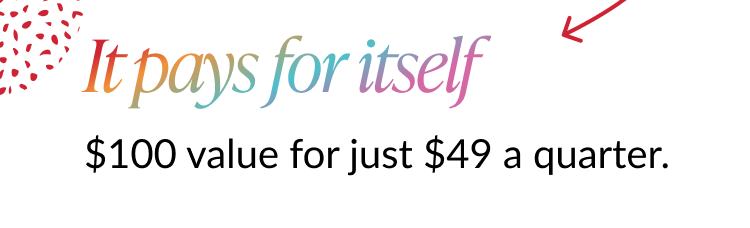 Stash Pass pays for itself — $100 value for $49 per quarter