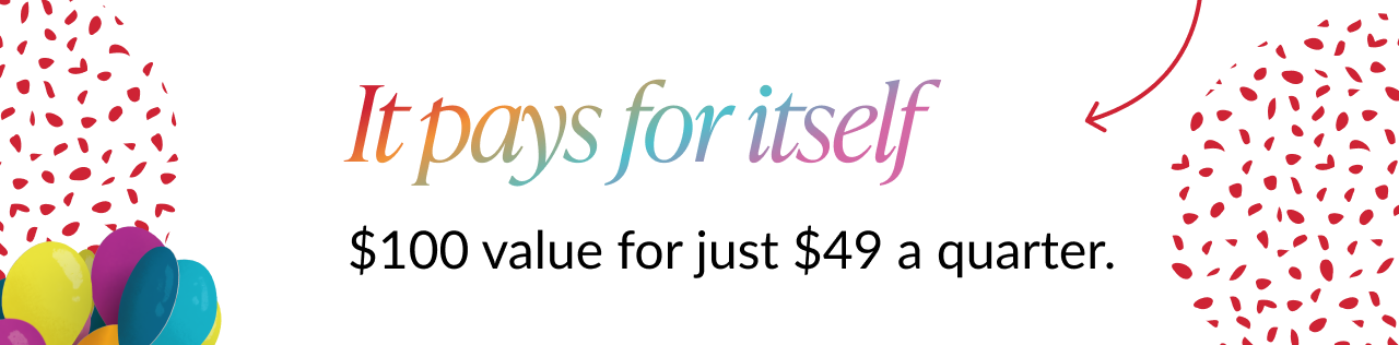 Stash Pass pays for itself — $100 value for $49 per quarter
