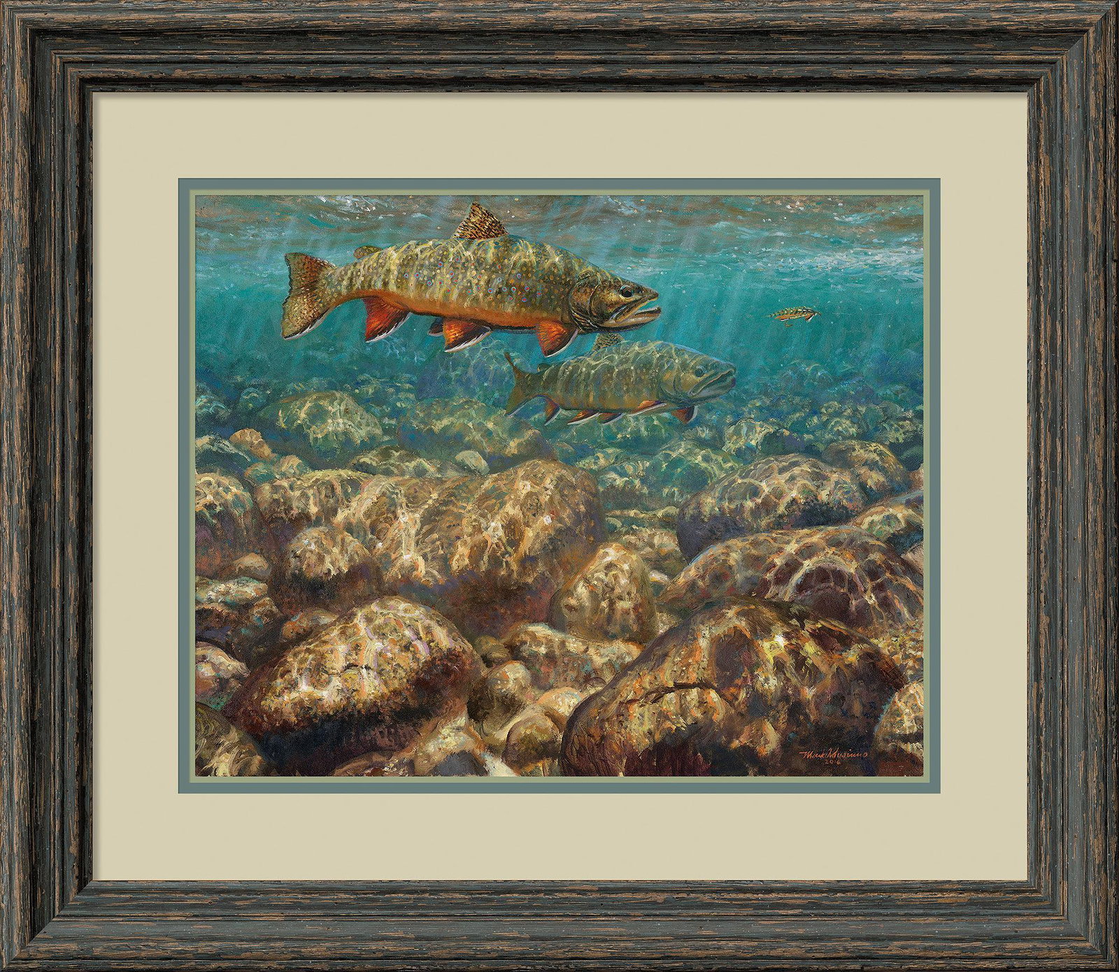 Image of First to the Fly—Brook Trout - Limited Edition Paper