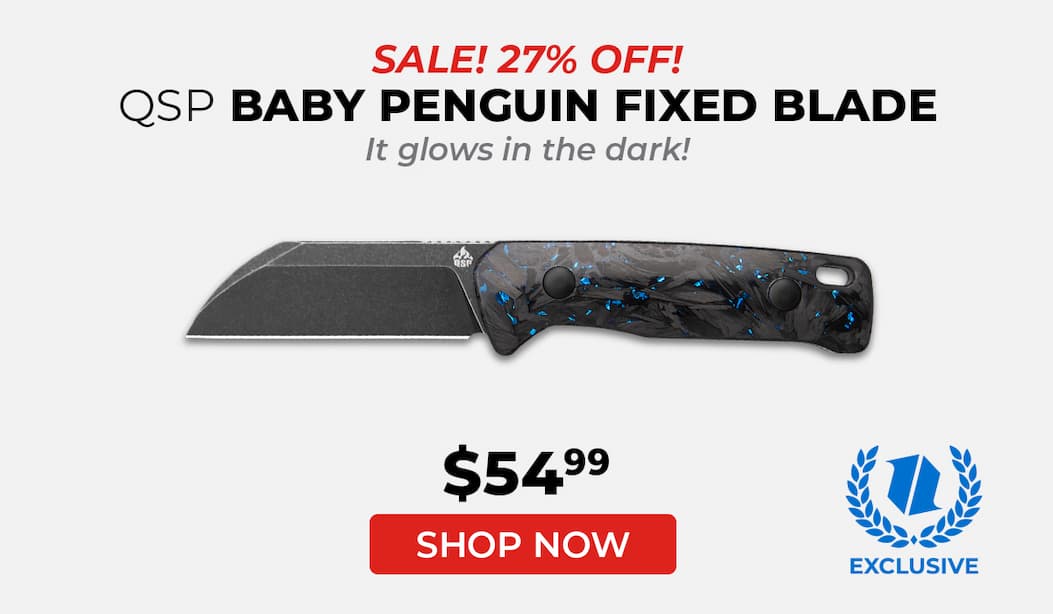 QSP Baby Penguin Fixed Blade