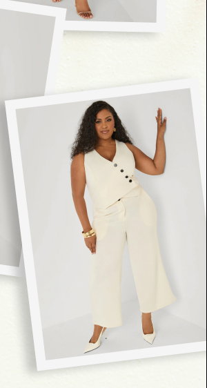 Vest Wide Leg Jumpsuit