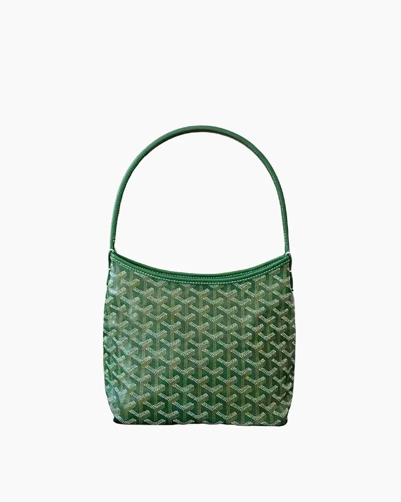 Everyday City Chic Mini Hobo Zipper Tote - Green / One Size