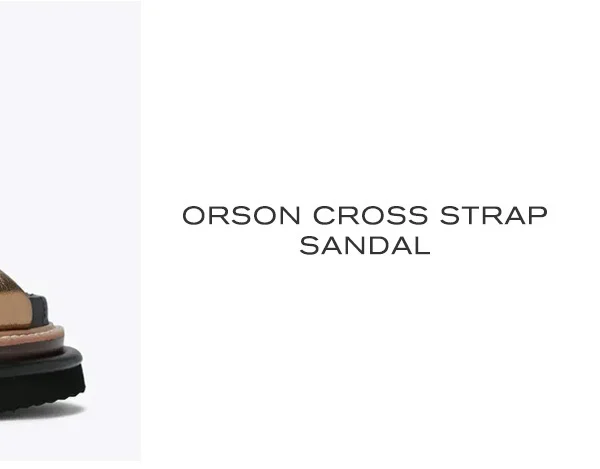 Orson Cross Strap Sandal