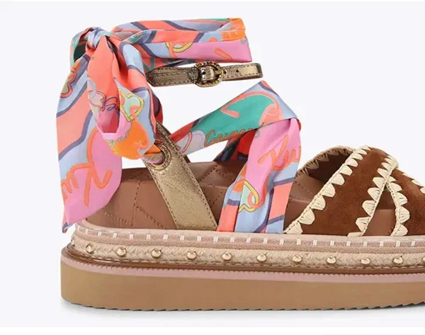 Orson Cross Scarf Sandal