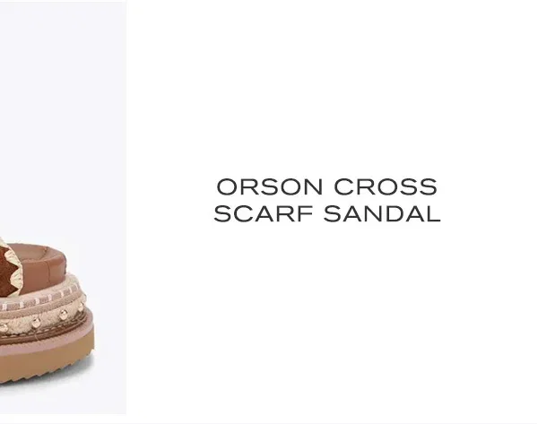 Orson Cross Scarf Sandal
