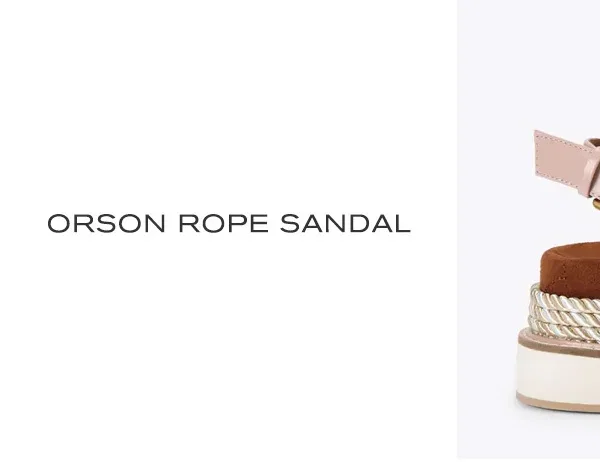 orson rope sandal