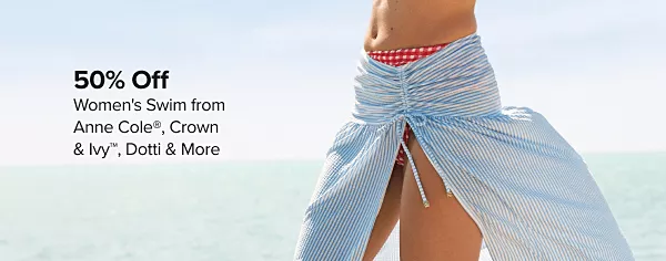 Buy one, get one free womens swim from Anne Cole, Crown and Ivy, Dotti and more. Shop now.