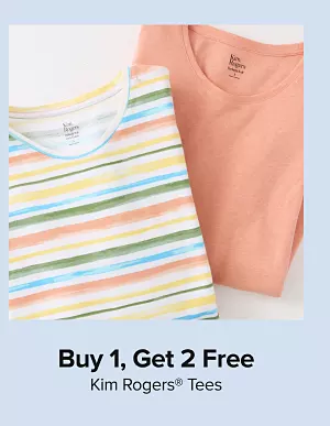 9.99 Kim Rogers mega tees. Shop now.