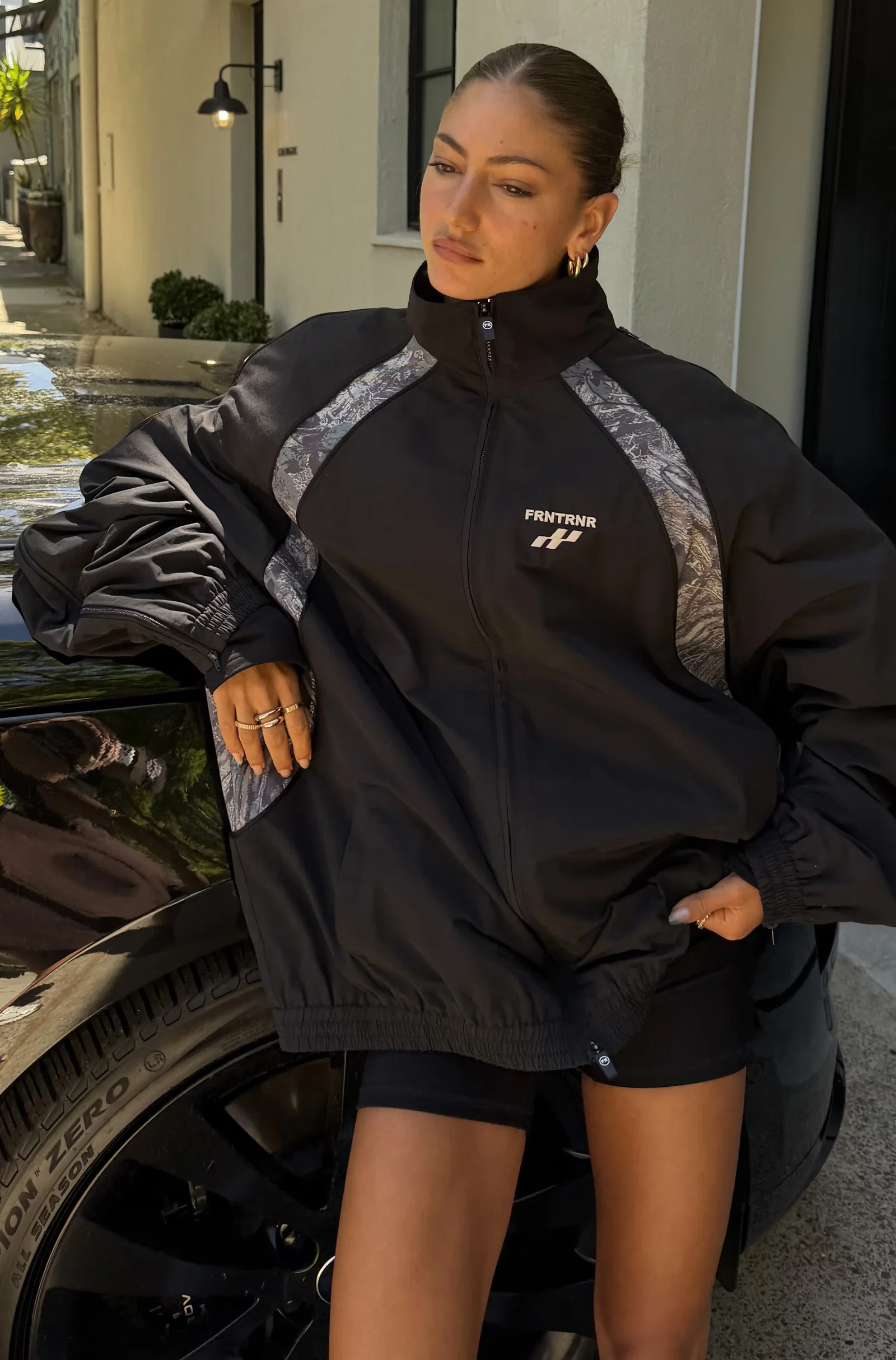 Image of For The Elite Training Jacket - Black Camo