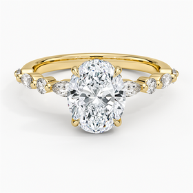 14K Yellow Gold Versailles Hidden Halo Diamond Ring (2/5 ct. tw.)
