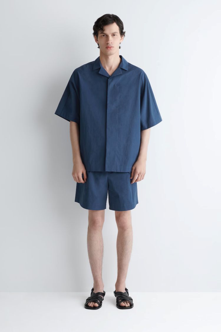 Blue shorts