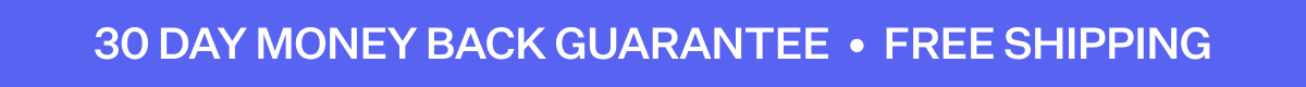 30 day money back guarantee | Free shipping 