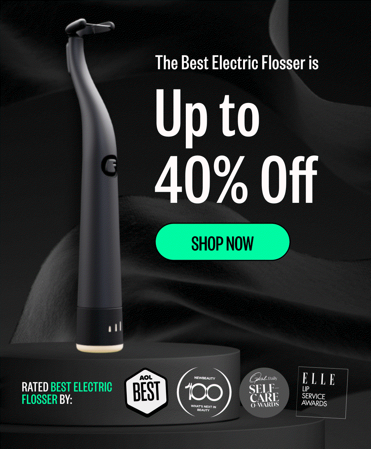 The best electric flosser is up to 40% off | Shop now | Rated best electric flosser by: AOL, Newbeauty, Oprah daily, ELLE