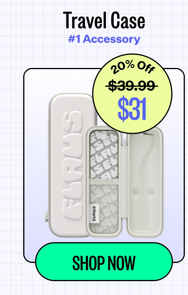 Travel case | #1 accessory | 20% off | $31 | Shop now