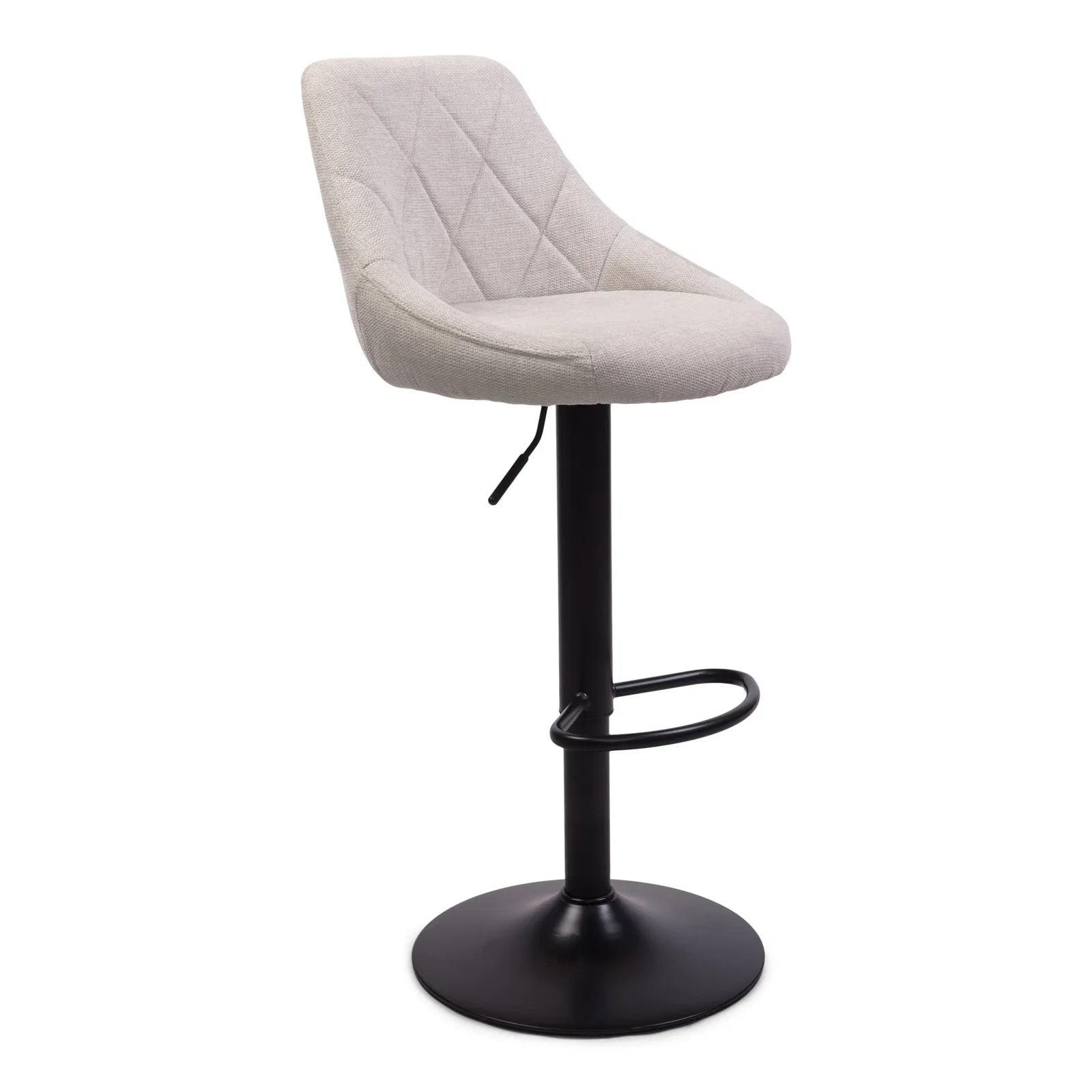 Image of Cassie - beige justerbar barstol med drejefunktion 360 grader. Brudt emballage (OU12484)