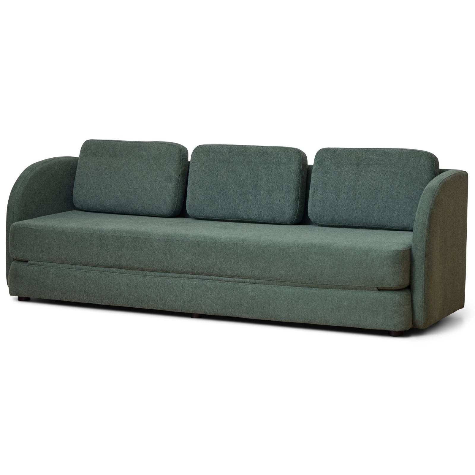 Image of Katarina foldbar sovesofa grøn L: 217 x D: 77/145 x H: 75 cm.  Ødelagt emballage - se produktbeskrivelse (OUB12550)