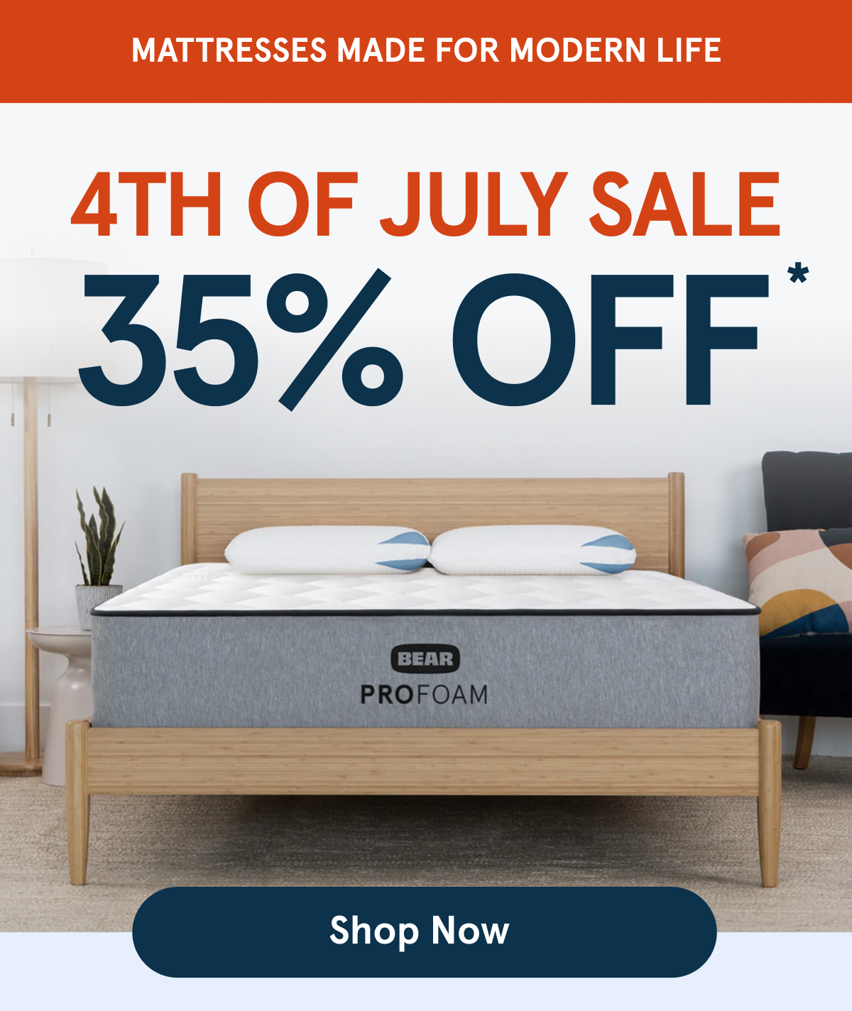 4th of July Sale 35% Off