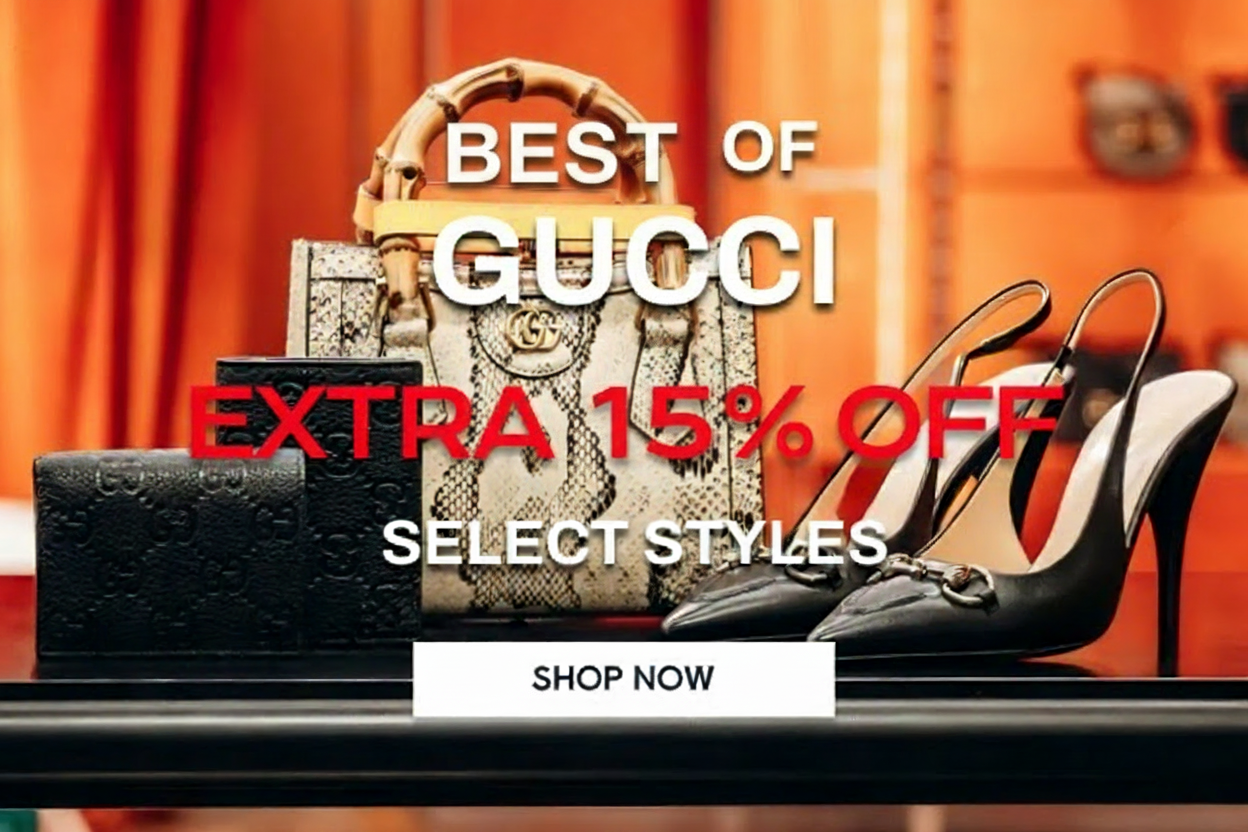 Extra 15% Off Gucci 
