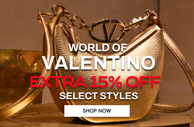 Extra 15% Off Valentino 