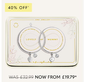 Mother's Day Infinity 'Lovely Mummy' Linked Bracelets