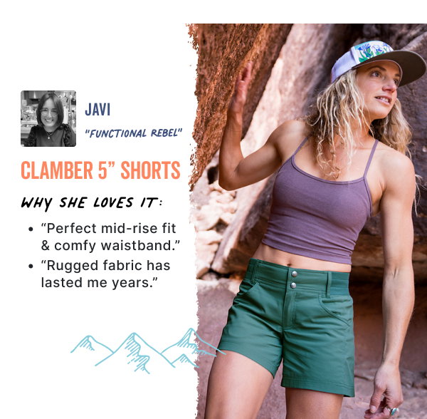 Shop the Clamber Shorts