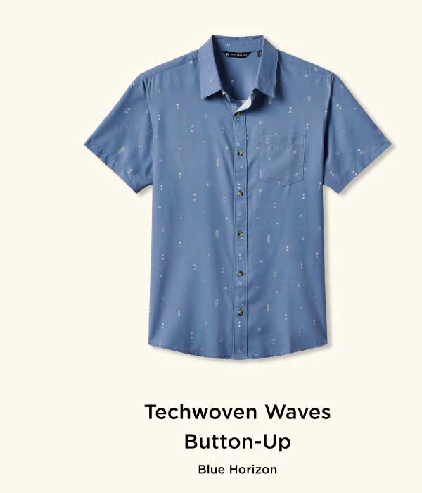 Techwoven Waves Button-Up
