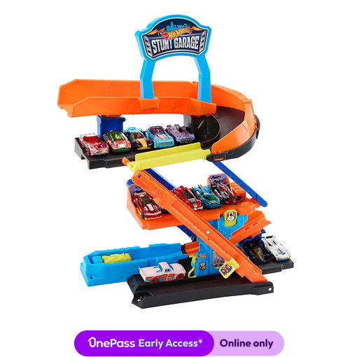 Mattel Hot Wheels City Transforming Stunt Garage Playset