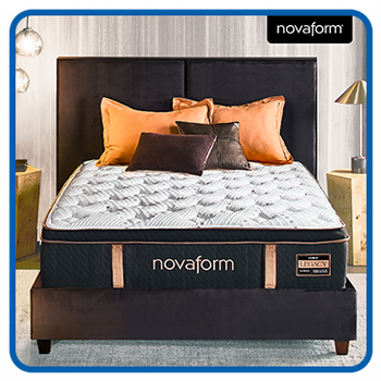 Novaform 14-inch Legacy Premier Support Hybrid Euro Top Mattress, Queen OR King